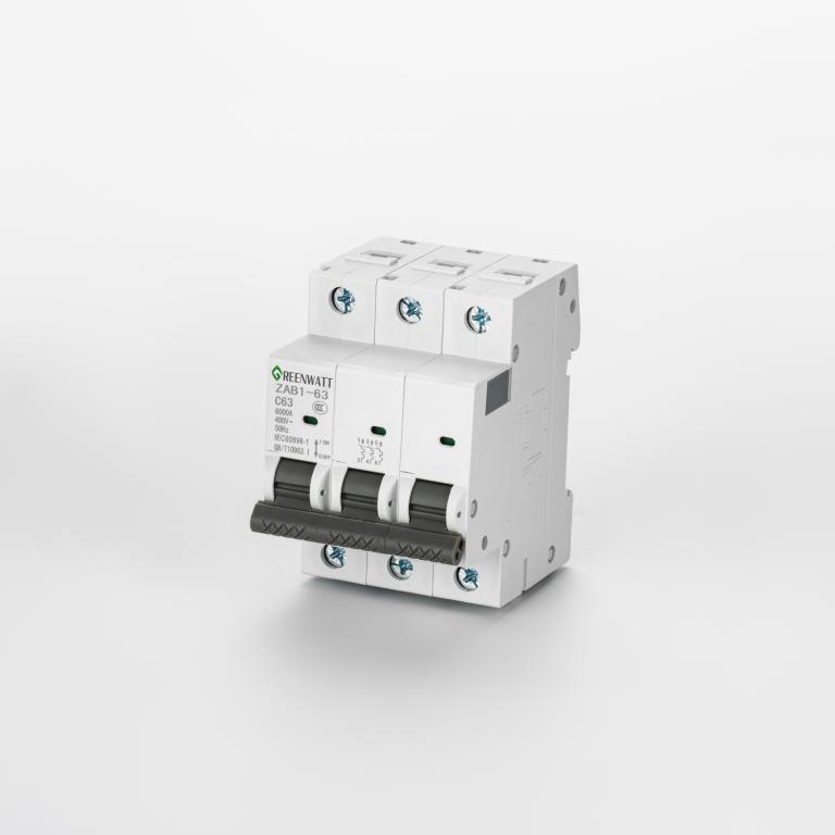 เอซีเซอร์กิตเบรกเกอร์ Curve C 63A 3P 6kA