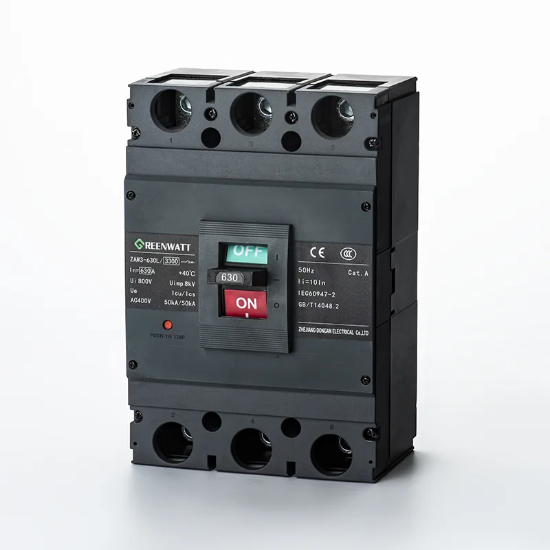 AC400V 630A เซอร์กิตเบรกเกอร์แบบขึ้นรูป