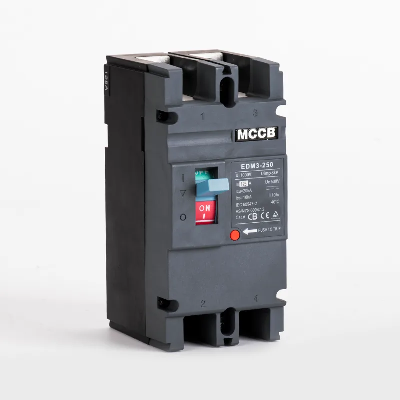 DC500V 125A เซอร์กิตเบรกเกอร์แบบขึ้นรูป